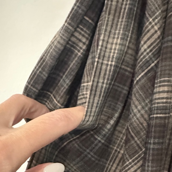 NWT H&M Fall25 Plaid Circle Skirt - Picture 4 of 10